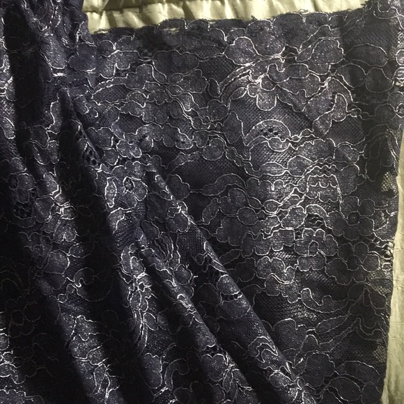 NWT, never worn! ASOS black & gold lace midi dress - Picture 8 of 8